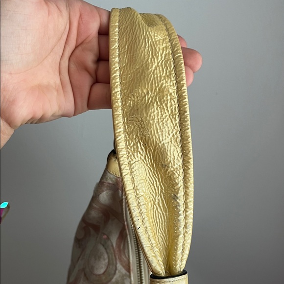 Coach Kristen Pink and Cream Sequin Shoulder Bag - Picture 4 of 15